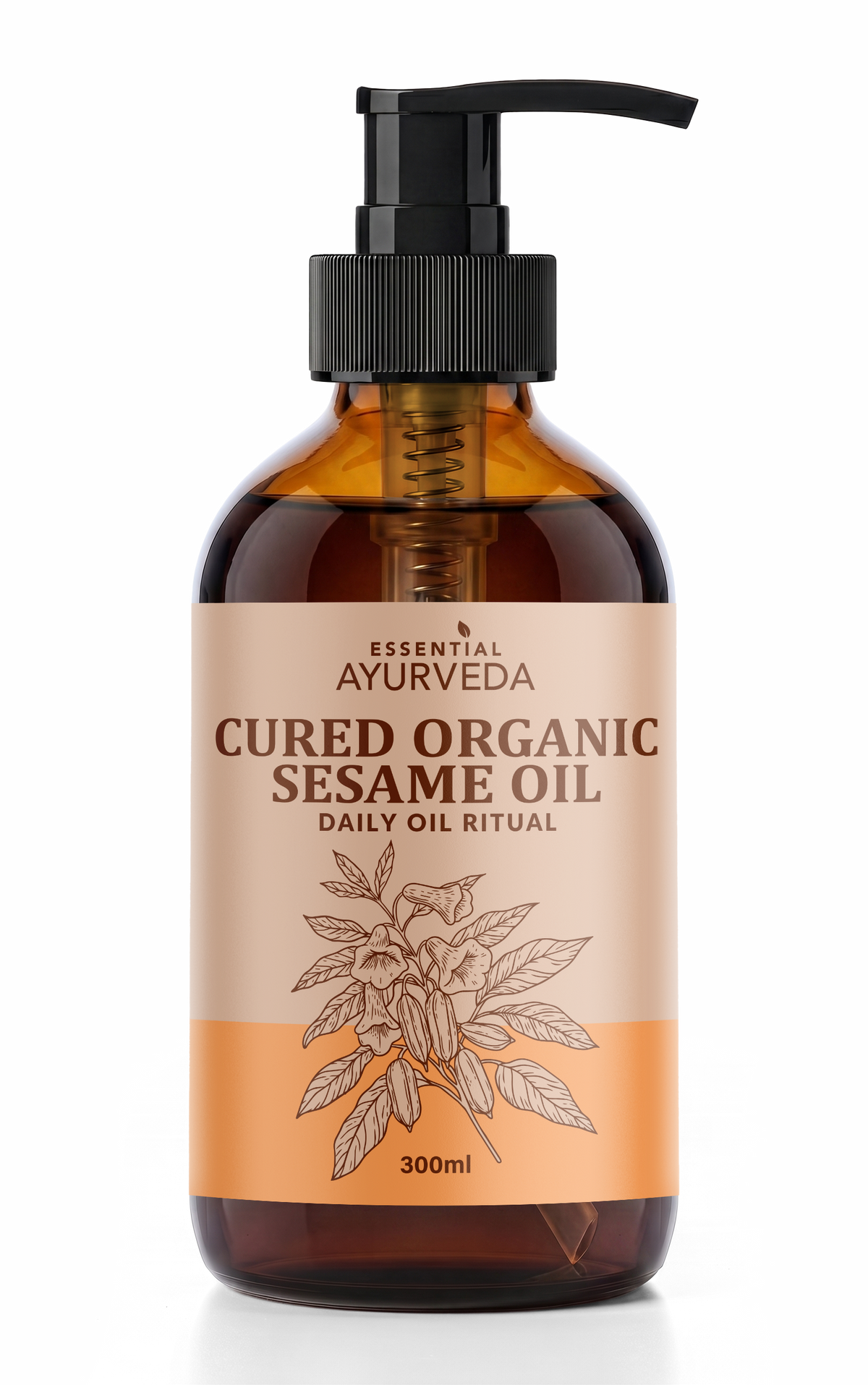 Cured Organic Sesame Oil - perfect for abhyangha self-massage